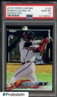 2018 Topps Chrome Refractor #193 Ronald Acuna Jr RC Rookie PSA 10 GEM MINT