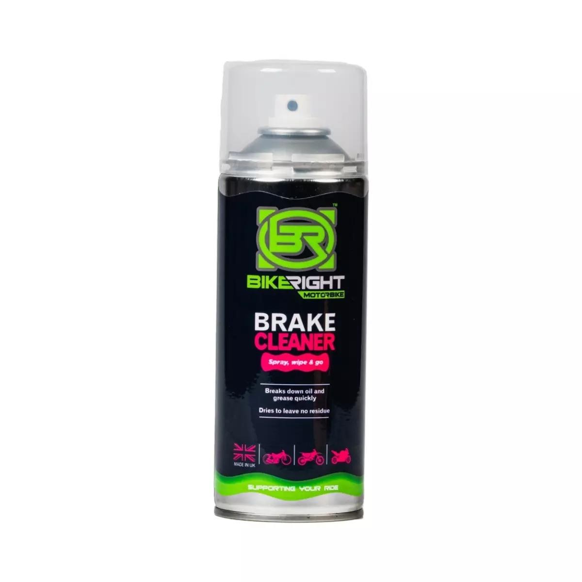 Motorbike Bicycle Brake Cleaner Grease Oil Dissolvent Degreaser Bike Right 400ml