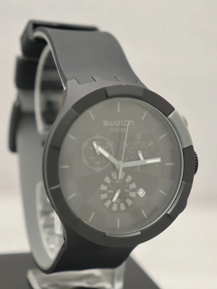 Reloj Hombre SWATCH Swiss Big Bold Checkpoint Gris. Foto 2 de 4
