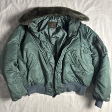 Vintage Alpha Industries B-15D Jacket XL Flyers Intermediate Flight Heavy Bomber