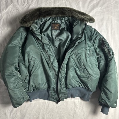 Vintage Alpha Industries B-15D Jacket XL Flyers Intermediate Flight Heavy Bomber