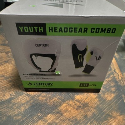 CENTURY Youth Training Headgear Combo L/XL White Black Yellow
