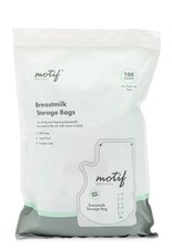 Motif Medical Breastmilk Storage Bags, 100pcs, 8oz, Leak Proof, Freezer Safe