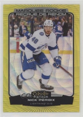 2022-23 O-Pee-Chee Platinum Marquee Rookies Yellow Surge Nick Perbix #267 2d8