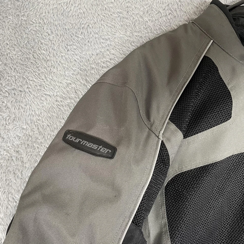 Tourmaster Jacket Mens Large Black Draft Air Series 3 Mesh Motorcycle Riding - Image 4 of 4