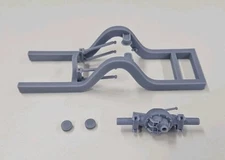 RESIN 3D PRINTED 1/12 NARROWED REAR FRAME CLIP WITH 4-LINK AND 9" FORD REAREND