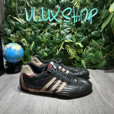 VTG 05 Adidas Goodyear Black Leather-Cream-Red Team driving Shoes Men's US  11 | eBay