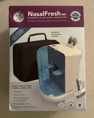 NASALFRESH MD Dual Powered Nasal Sinus Irrigation System Rinse Wash  Packet. B5N