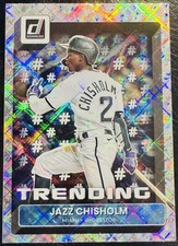 2022 Panini Donruss Jazz Chisholm Diamond Trending #T-3 Marlins