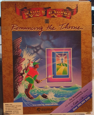 King's Quest II: Romancing the Throne   Sierra On-Line   MS-DOS   3,5''