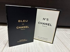 Chanel Bleu De Chanel & No5 Perfume Sample Set 1.5ml Parfum Edp