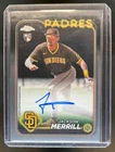 2024 Topps Chrome Jackson Merrill Rookie Auto RC #RA-JME Padres