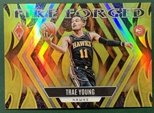 2023-24 Panini Phoenix - Fire Forged Trae Young #2 Yellow /35