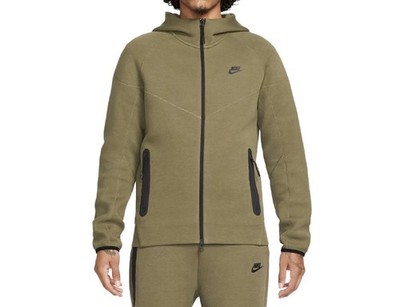 NIKE TECH FLEECE HOODIE×LONG PANT NIKE Tech Fleece Full-Zip Hoodie & Pants - Olive Green Men's S | eBay