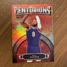 2024-25 Topps Finest Refractor Centurions Paul George Case Hit SSP #C-7