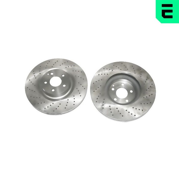 2X Bremsscheibe Optimal BS-7834HC FüR C216 Klasse W221 R230 Mercedes SL V221 SLK-image