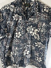 Hawaiian Reserve Collection Men's XL Hawaiian Print Shirt Beach Free Shipping