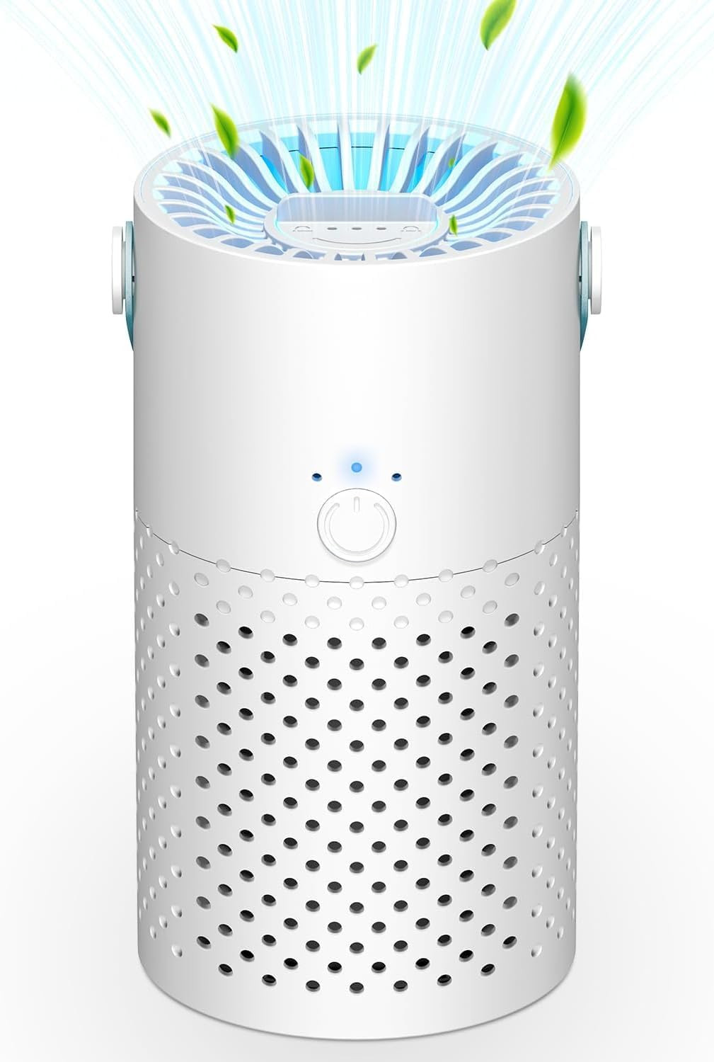 Mini Portable Air Purifier,White HEPA Purifier for Home with USB White