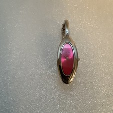 Nine West Women 9W/1809 Fashion Pink Tone Oval Quartz Analog 21mm Watch 6 1/4"