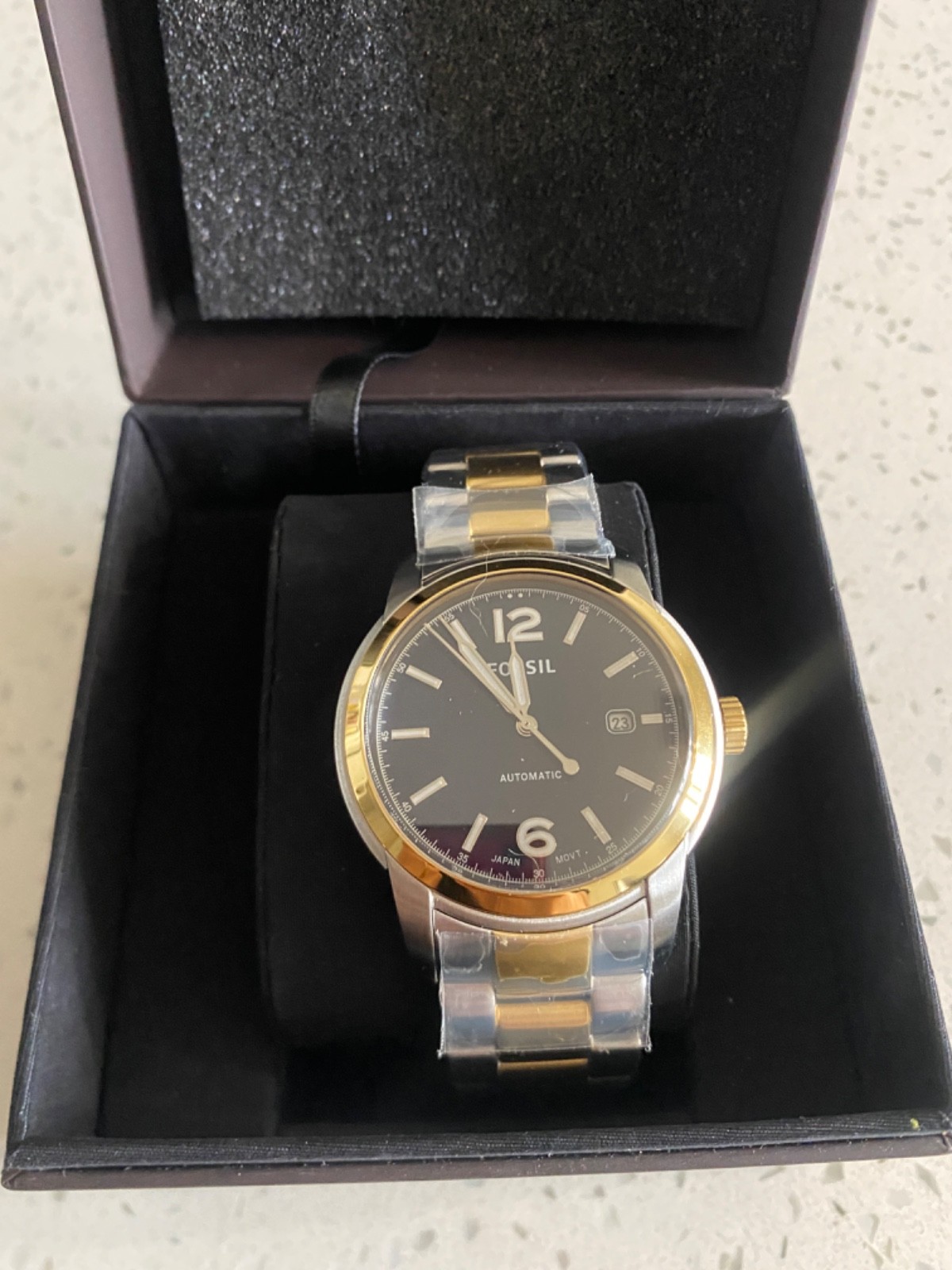 Fossil Heritage Automatic Two-Tone Stainless Steel Watch for Men and Women – Excellence