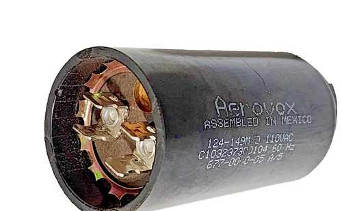 Aerovox C103237300104 Capacitor 124-149MFD, 110Vac