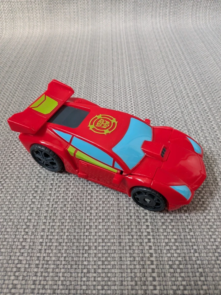 Playskool Heroes Transformers Rescue Bots Sideswipe Car Transforming Figure  - Image 2 of 3