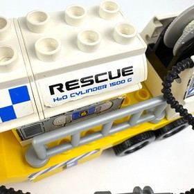 VTG Lego Duplo 7844 Airport Rescue Truck Box Minifigures Partial Manual *READ