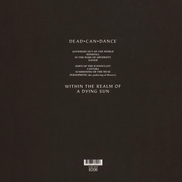 Dead Can Dance - Within The Realm Of A Dying Sun (LP, Album, RE, RM, RP) (Near M Foto 2 de 4