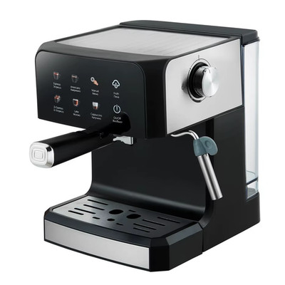 Touchscreen Halbautomat Barista Kaffeemaschine Espresso Cappuccino UK Stecker