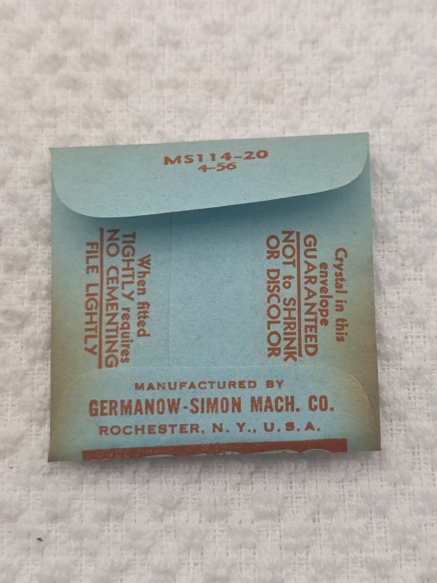 G-S Watch Crystal CMX313-10 Bulova 19.7X17.8 | eBay