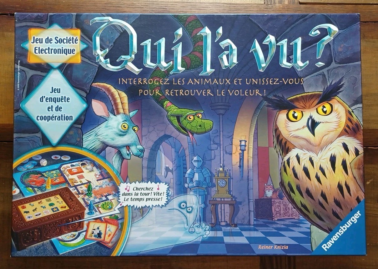 Jeu de société électronique Qui l'a vu?  Ravensburger Complet Et Reconditionné