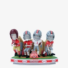 Ohio State Buckeyes Football Uniform Timeline Mini Bobblehead Scene