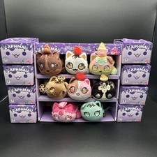 APHMAU ICE CREAM EDITION MYSTERY MEEMEOWS PLUSH COMPLETE SET OF 8 **NEW**