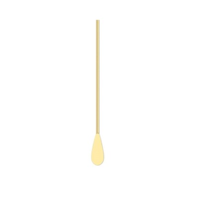 10 Gold Plated 1.5'' Paddle Head Pins Earring Findings