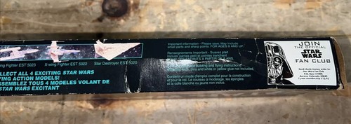 $$ DROP ⬇️ 90’s Star Wars A-Wing Fighter Catapult Model Kit Open Box Sealed Pcs - Afbeelding 4 van 5