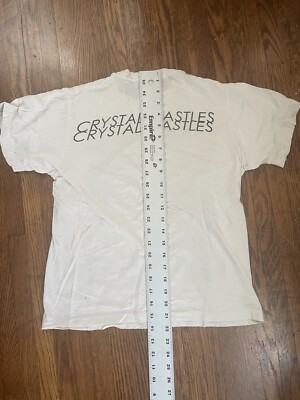 Crystal Castles Debut Album T-Shirt 2009 Vintage RARE | eBay