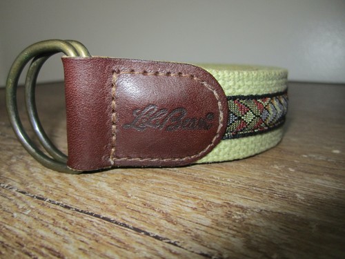 VTG Unisex LL BEAN BELT D-ring Size 