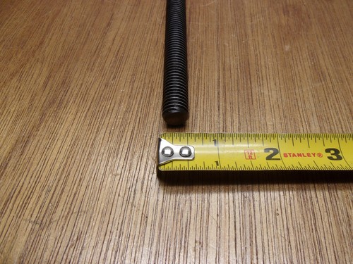 1/2-13 X 12" LEFT HAND Fully Threaded All Thread Rod Low Carbon Plain Steel LH - Picture 5 of 6