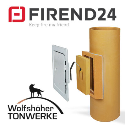 Firend Schornstein Bausatz – 1x Z-Schacht, 6 M Höhe, ⌀ 180 Mm, Keramik-Esse 50x36