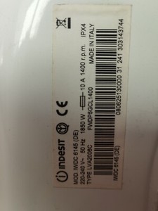 ERSATZTEILE indesit waschtrockner iwdc 6145 Dichtungen, Steuerung, Motor, etc.