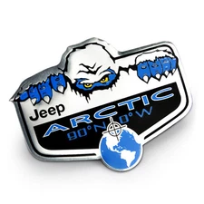 1Pcs Sticker Emblem Badge Aluminum For Jeep ARCTIC Car Body Side Rear Trunk Lid