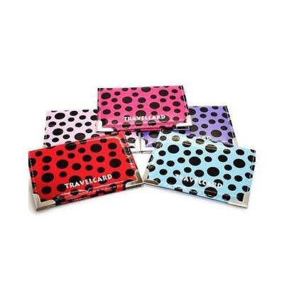 Neu Beste Qualität Auster Polka Reisekarte Bus Pass Bahn Kartenhalter Brieftasche Hülle