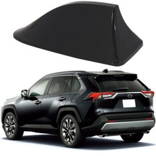 Black Car Shark Fin Style Roof Radio Amfm Signal Antenna Cover For Toyota Rav4