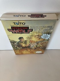 Operation Wolf Nintendo Taito NES Nintendo Video Game Complete w/ Box CIB 1988 