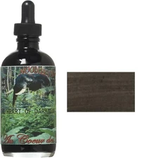 NOODLERS Fountain Pen Ink Bottle - 4.5oz - HEARTS OF DARKNESS - w/ Free Pen