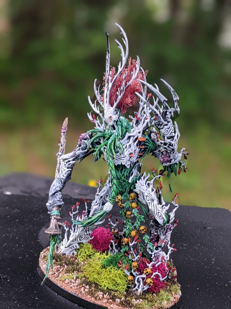 ウォーハンマー 塗装済み シルヴァネス Treelord Ancient 1x Treelord Ancient, Sylvaneth, Warhammer AoS, Pro Painted