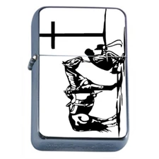 Cowboy Cross Em1 Flip Top Oil Lighter Wind Resistant 