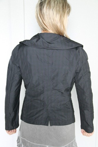 Pretty Black Waterproof Jacket M+F Girbaud Size S New/Tag Value 600€ - Picture 4 of 5