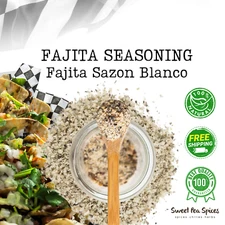 Fajita Seasoning  w/ Tenderizer -  Steak Fajita Sazonador Blanco - Bulk