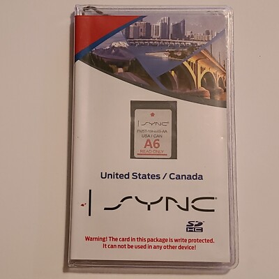 FORD LINCOLN GPS UPDATE [ A6 ] NAVIGATION SD CARD SYNC FM5T-19H449-AA W/ CASE